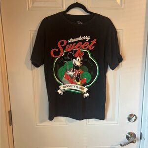 Disney Black Minnie Mouse Short Sleeve Tee